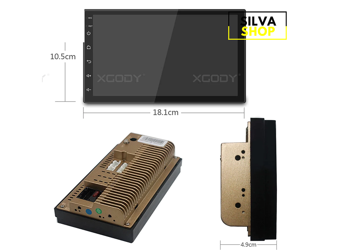 Radio Android 2DIN 7 pulgadas 5