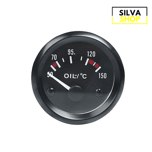 Manómetro Temperatura Óleo Preto