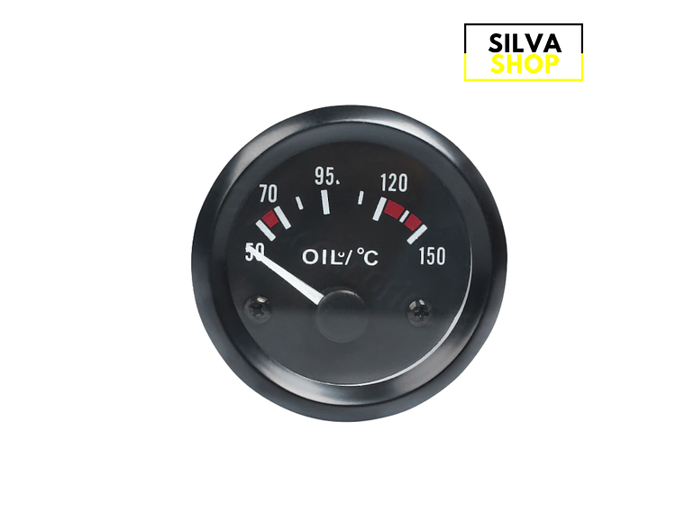 Manómetro Temperatura Óleo Preto 1
