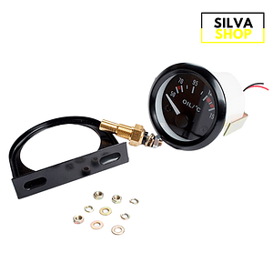 Manómetro Temperatura Óleo Preto