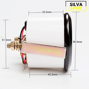 Manómetro de Combustível Preto