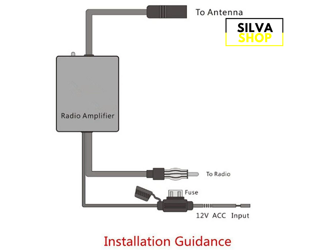 Amplificador Sinal de Antena Universal - Anti Interferência 6