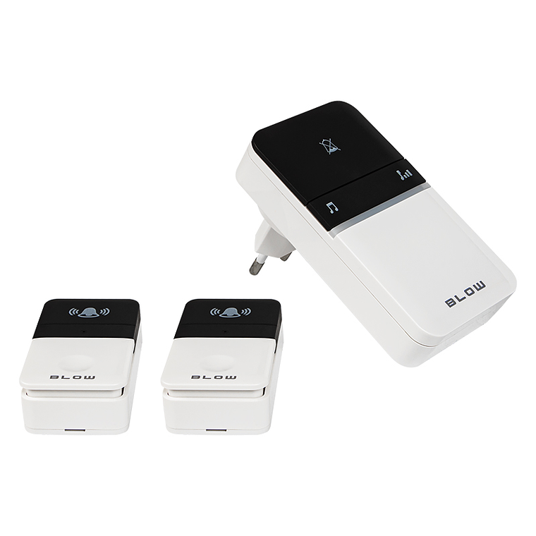 Campainha Sem Fios c/ 2 Recetores DK-12 2