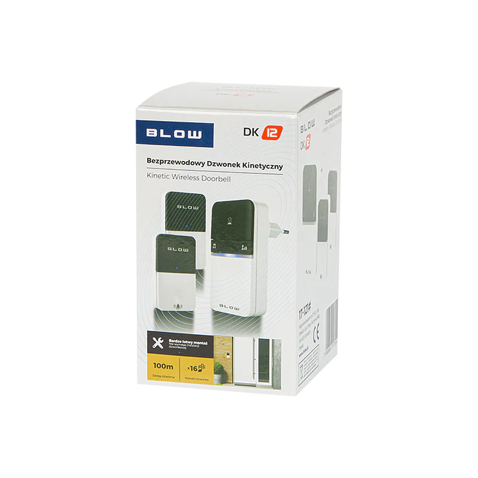 Campainha Sem Fios c/ 2 Recetores DK-12 3