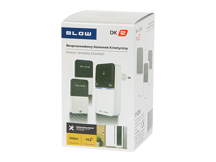 Campainha Sem Fios c/ 2 Recetores DK-12 3