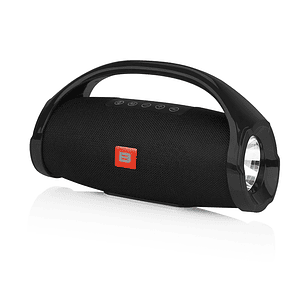 Coluna Bluetooth Portátil 2 x 5W Rádio FM (Preto)