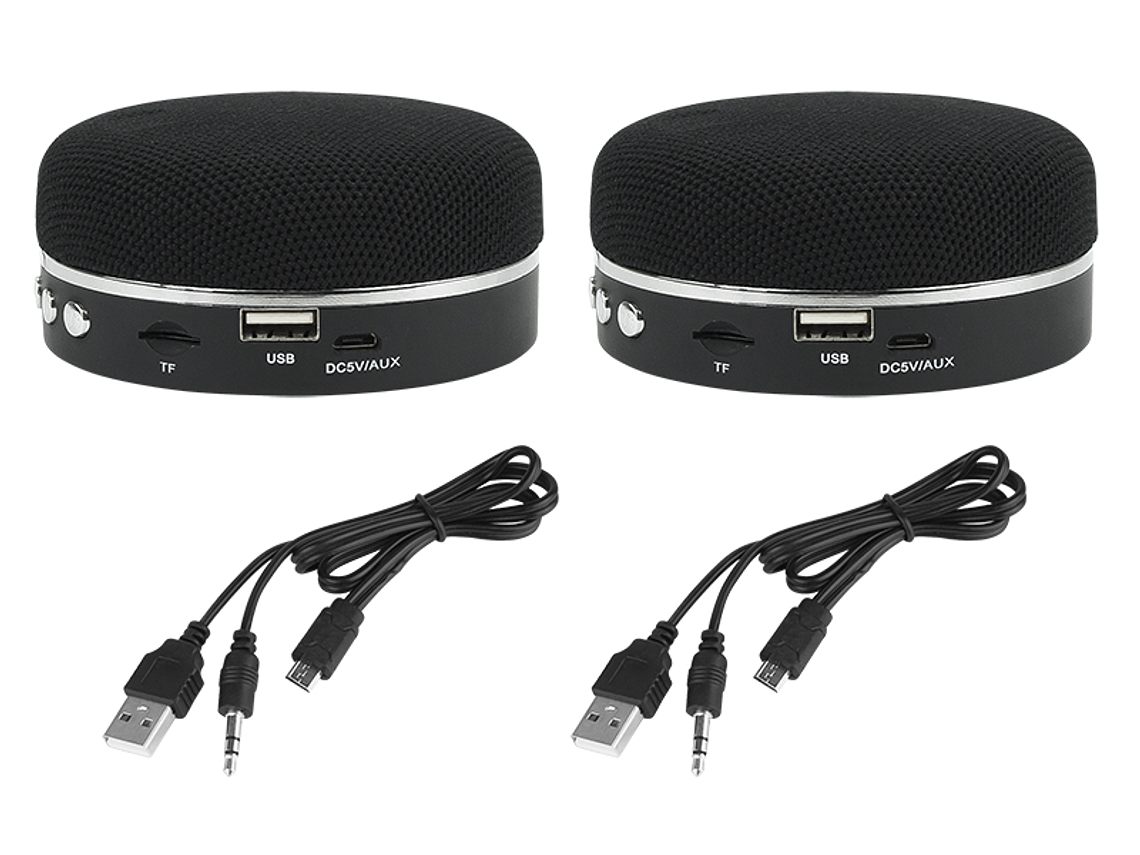 Colunas Bluetooth 5W USB SD AUX - BT720TWS 3