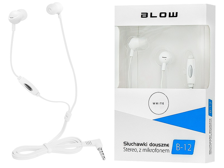 Auriculares Stereo MP3/MP4 c/ Microfone (Branco) 1