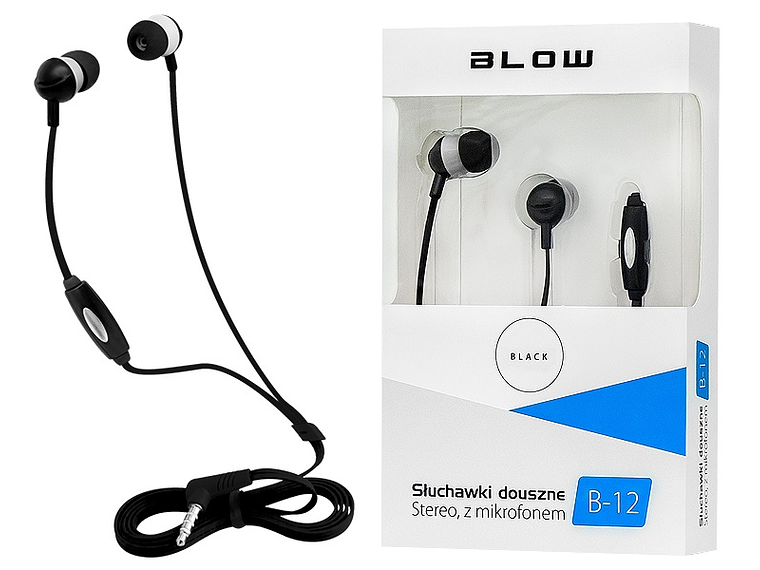 Auriculares Stereo MP3/MP4 c/ Microfone (Preto) 1