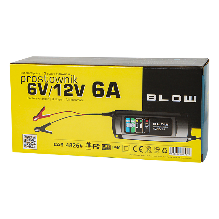 Automatic Battery Charger 6V/12V 6A 2