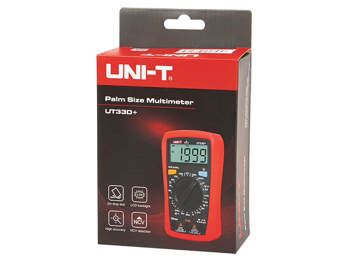  Multímetro Digital CAT II 600V (UT33D+) - UNI-T 5