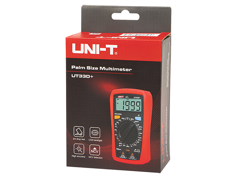  Multímetro Digital CAT II 600V (UT33D+) - UNI-T 5
