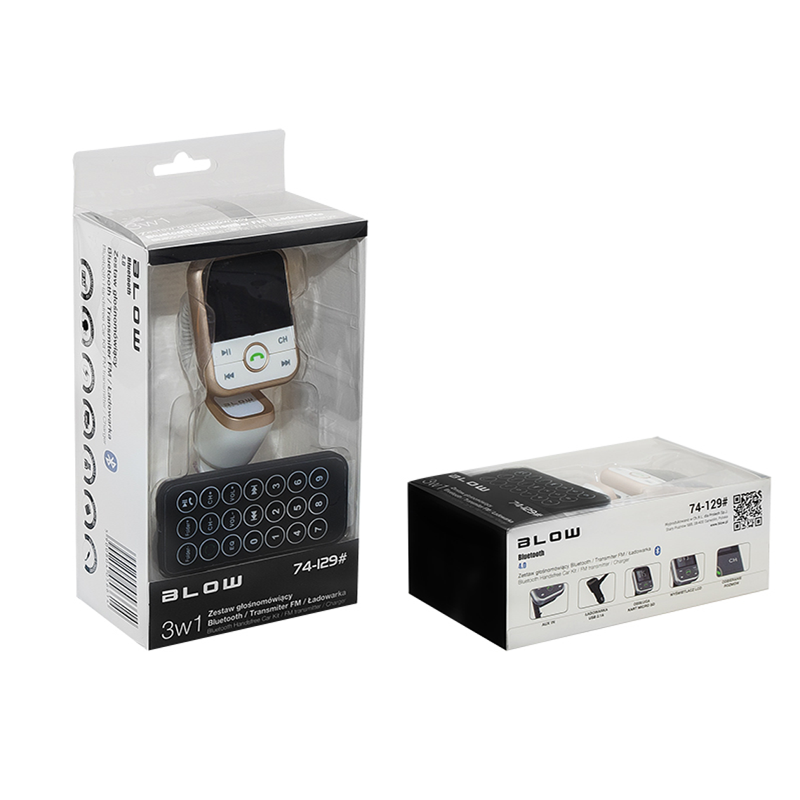 Transmissor FM de Isqueiro c/ Comando e USB - Blow 3