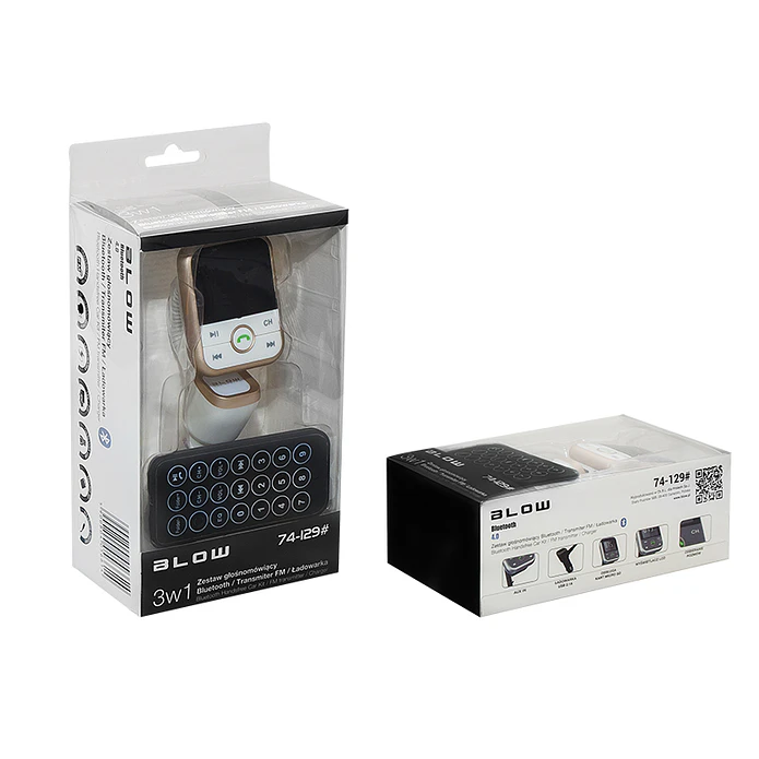 Transmisor FM para Encendedor de Cigarrillos con Control Remoto y USB - Blow 3