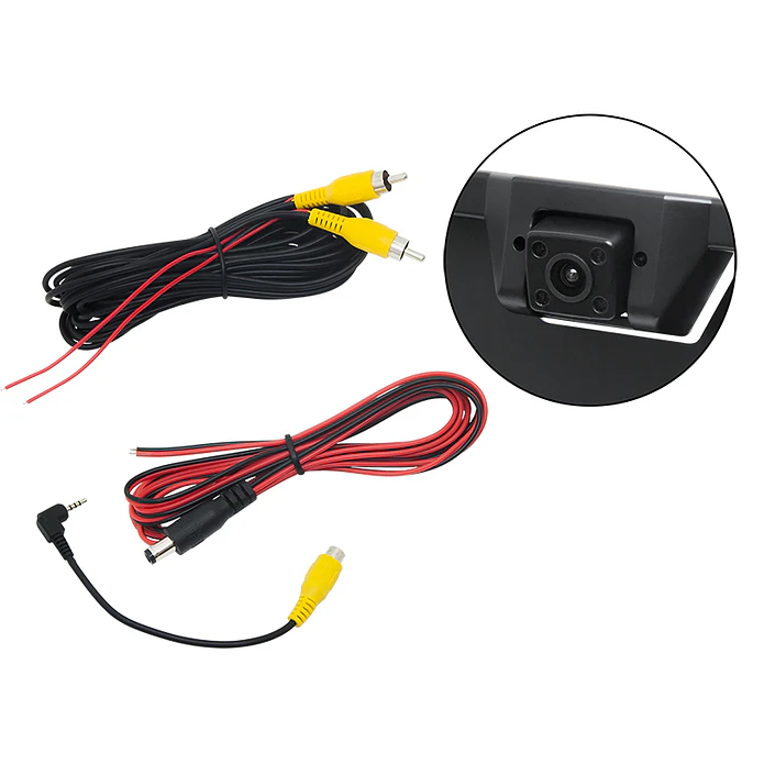 Plate Support with Rear LED Camera (Black) - BVS-547 3