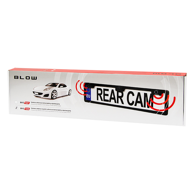 Suporte de Matrícula c/ Câmara LED Traseira (Preto) - BVS-547 4