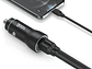 2 cargadores de coche USB 2,4 A con cable USB-C (negro) - Miniatura 2
