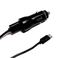 Carregador Isqueiro 2x USB 2.4A c/ Cabo USB-C (Preto) - Thumbnail 4