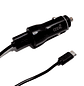 2 cargadores de coche USB 2,4 A con cable USB-C (negro) - Miniatura 4