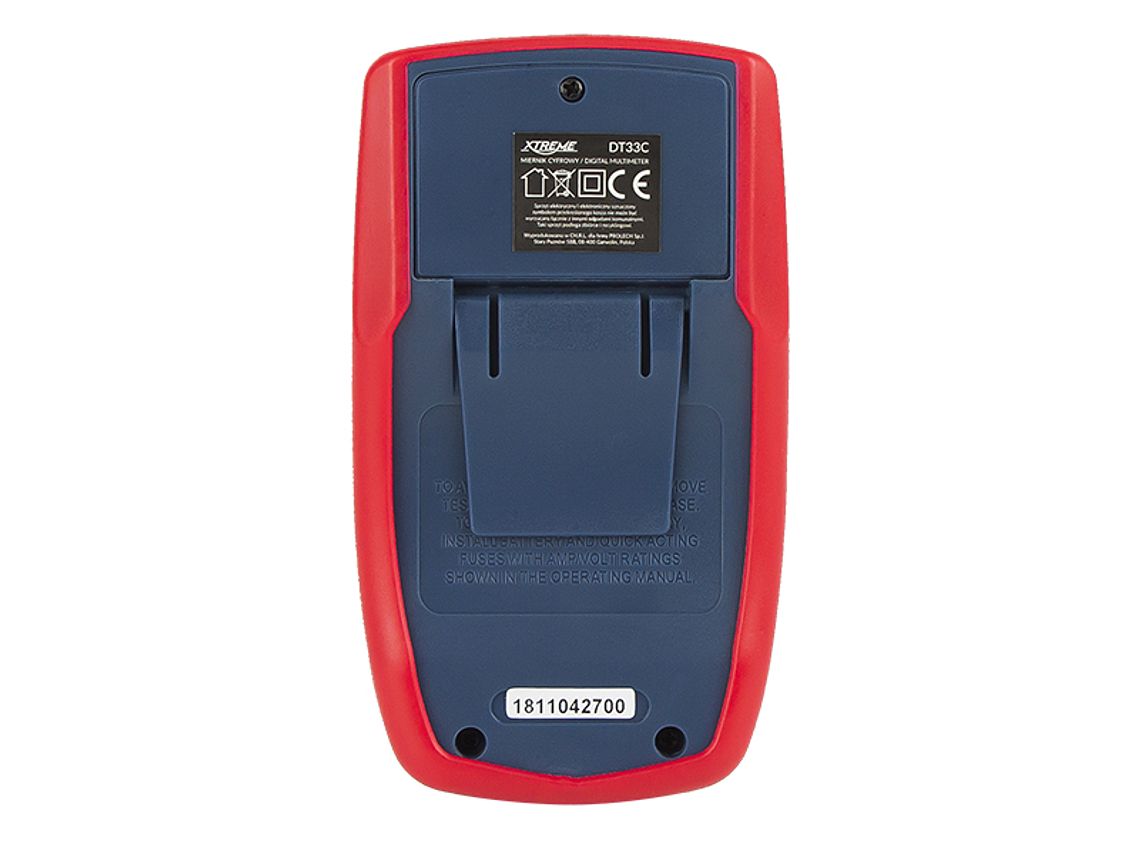 Multímetro Digital 500V c/ Sonda de Temperatura DT33C UNI-T 2