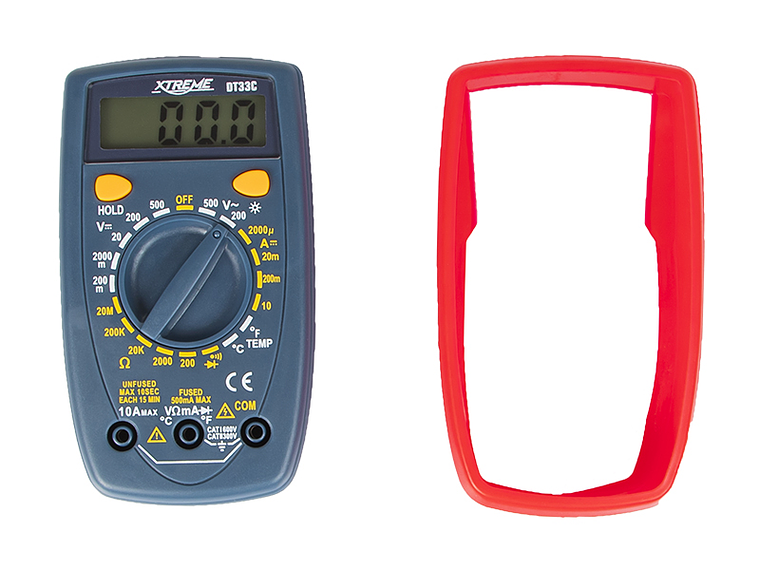 Multímetro Digital 500V c/ Sonda de Temperatura DT33C UNI-T 4