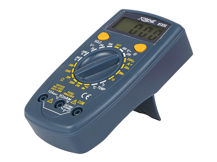 Multímetro Digital 500V c/ Sonda de Temperatura DT33C UNI-T 6