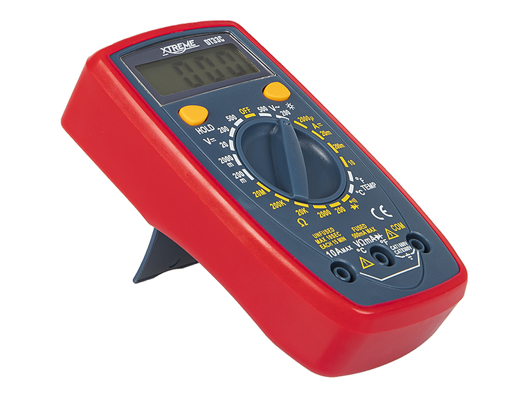 Multímetro Digital 500V c/ Sonda de Temperatura DT33C UNI-T 7