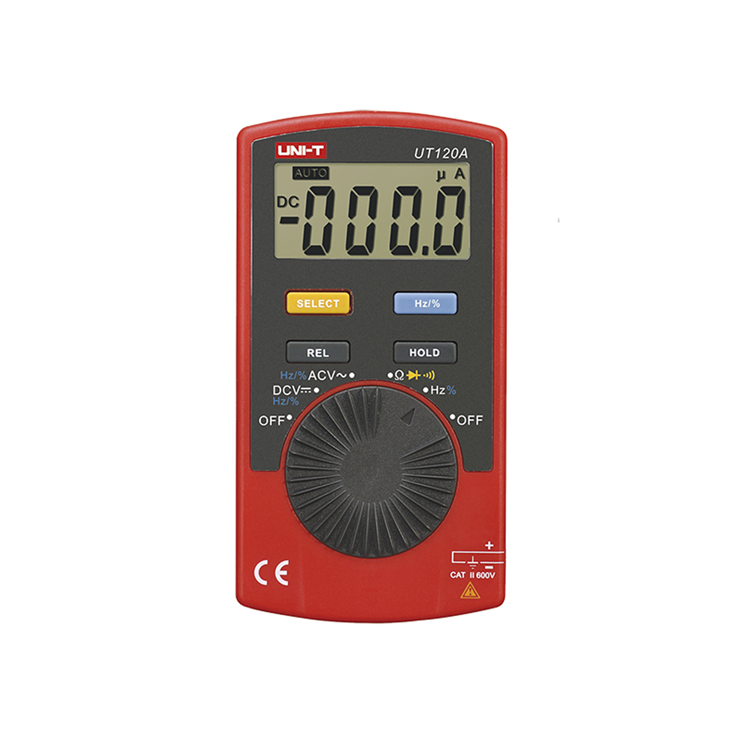 Digital Multimeter (600Vac/dc 40MΩ Hz/% Auto-Range) UT120A UNI-T 1