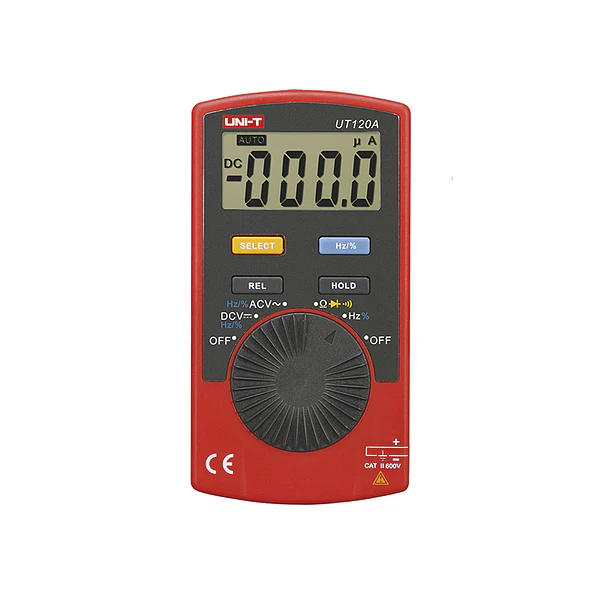 Multímetro Digital (600Vac/dc 40MΩ Hz/% Auto-Range) UT120A UNI-T 1