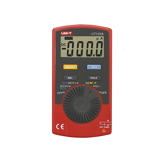 Multímetro Digital (600Vac/dc 40MΩ Hz/% Auto-Range) UT120A UNI-T 1