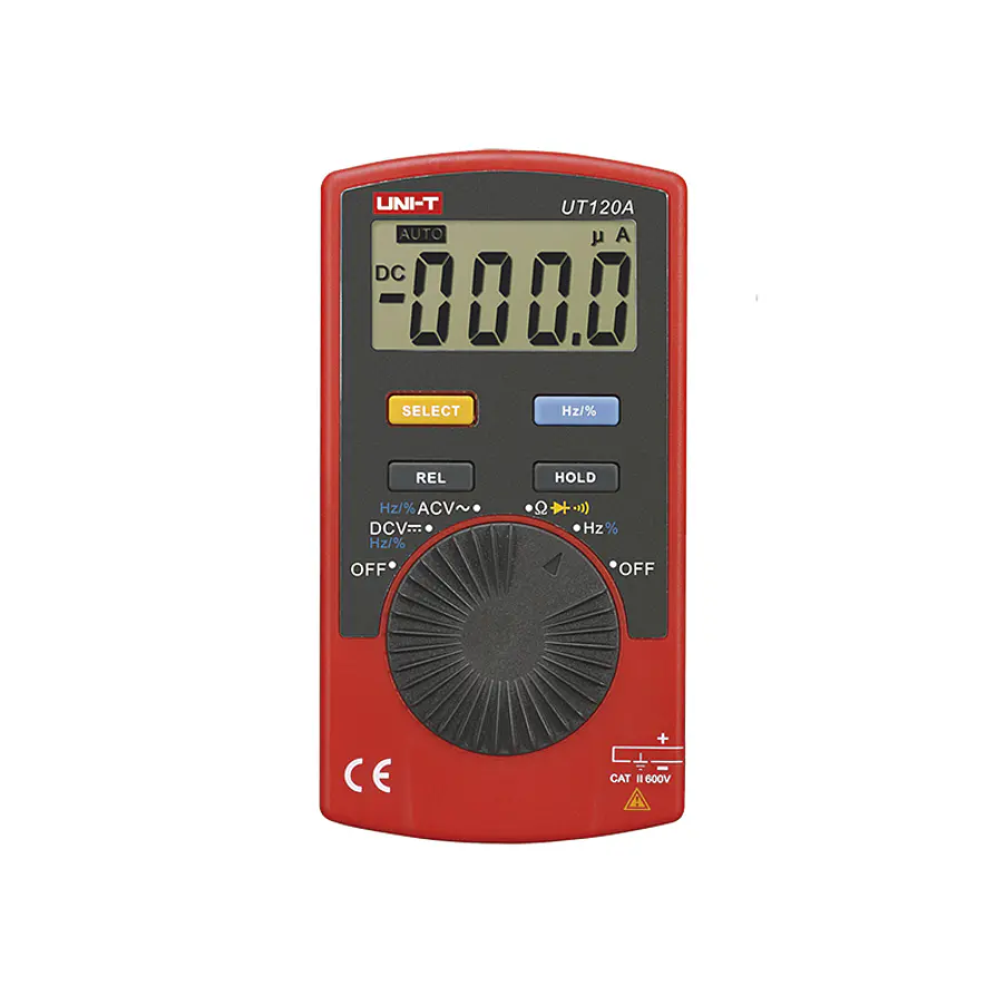 Multímetro Digital (600Vac/dc 40MΩ Hz/% Auto-Range) UT120A UNI-T 1