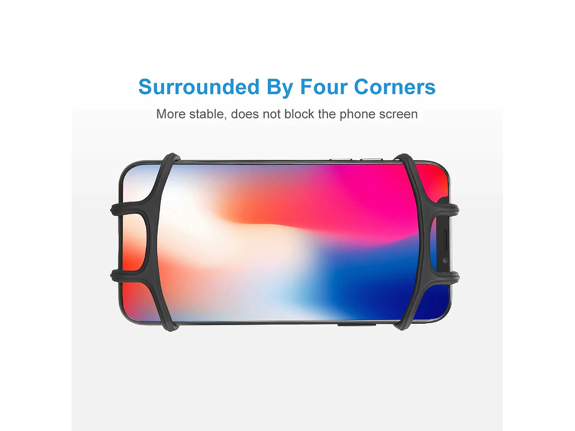 Flexible Cell Phone Holder for Motorcycle/Bicycle/Scooter 4