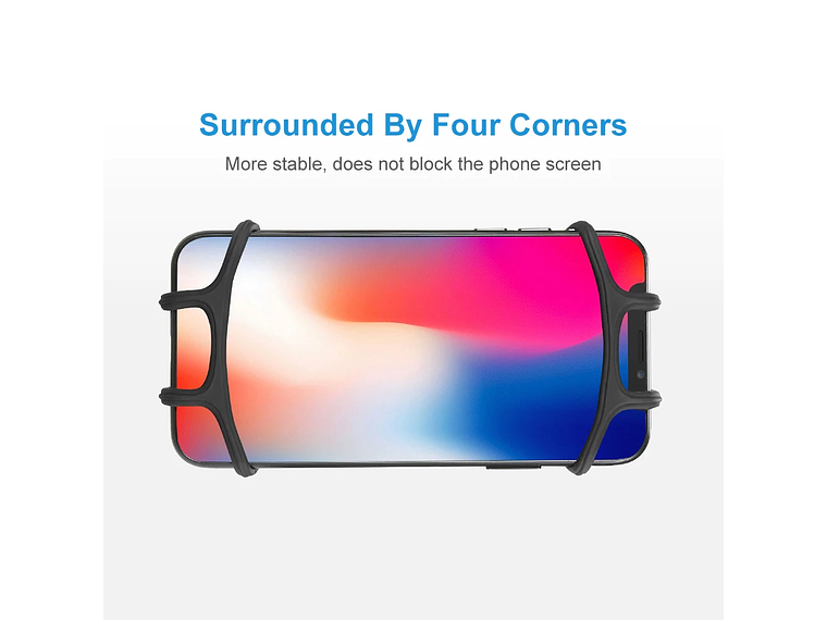 Flexible Cell Phone Holder for Motorcycle/Bicycle/Scooter 4