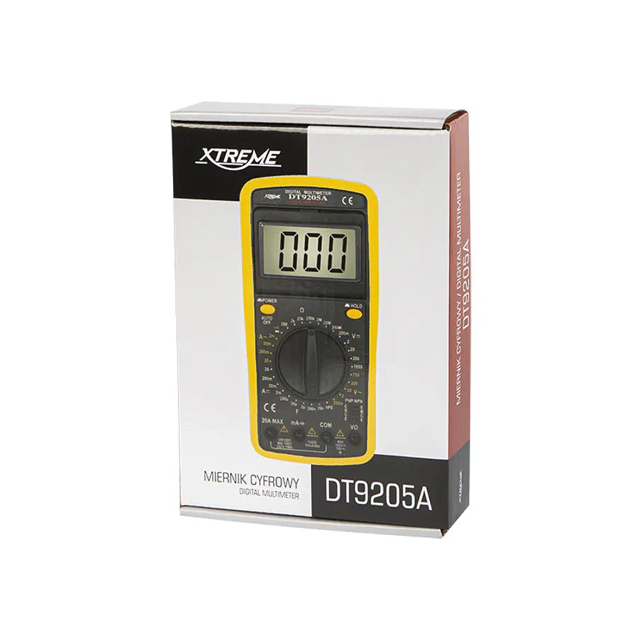 Multímetro digital extremo DT9205A 7