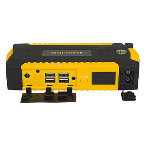 Automotive Battery Jump Starter (16 Amp.) w/ 4 USB, Emergency LEDs, Cigarette Lighter Plug - (JS-19) - BLOW