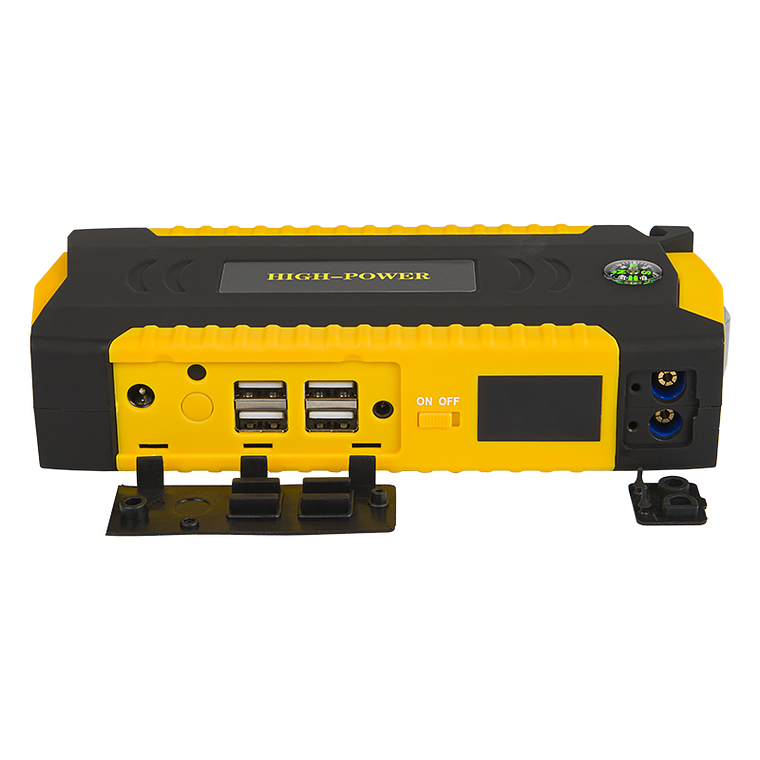 Arrancador de Baterias Auto (16 Amp.) c/ 4 USB, LEDs Emergência, Ficha Isqueiro - (JS-19) - BLOW 2