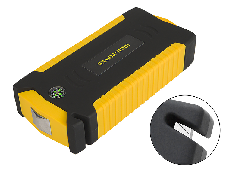 Automotive Battery Jump Starter (16 Amp.) w/ 4 USB, Emergency LEDs, Cigarette Lighter Plug - (JS-19) - BLOW 3