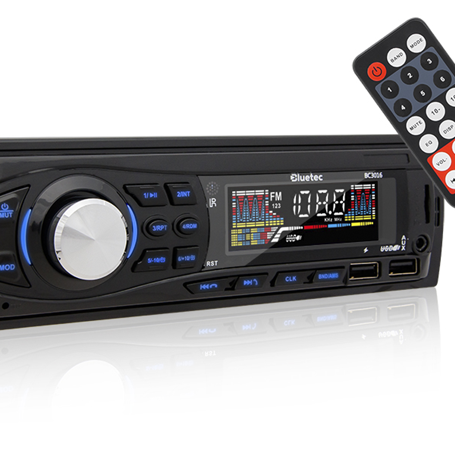 Autorrádio MP3 / USB / SD / MMC / Bluetooth - BC-3016 - Blow 1