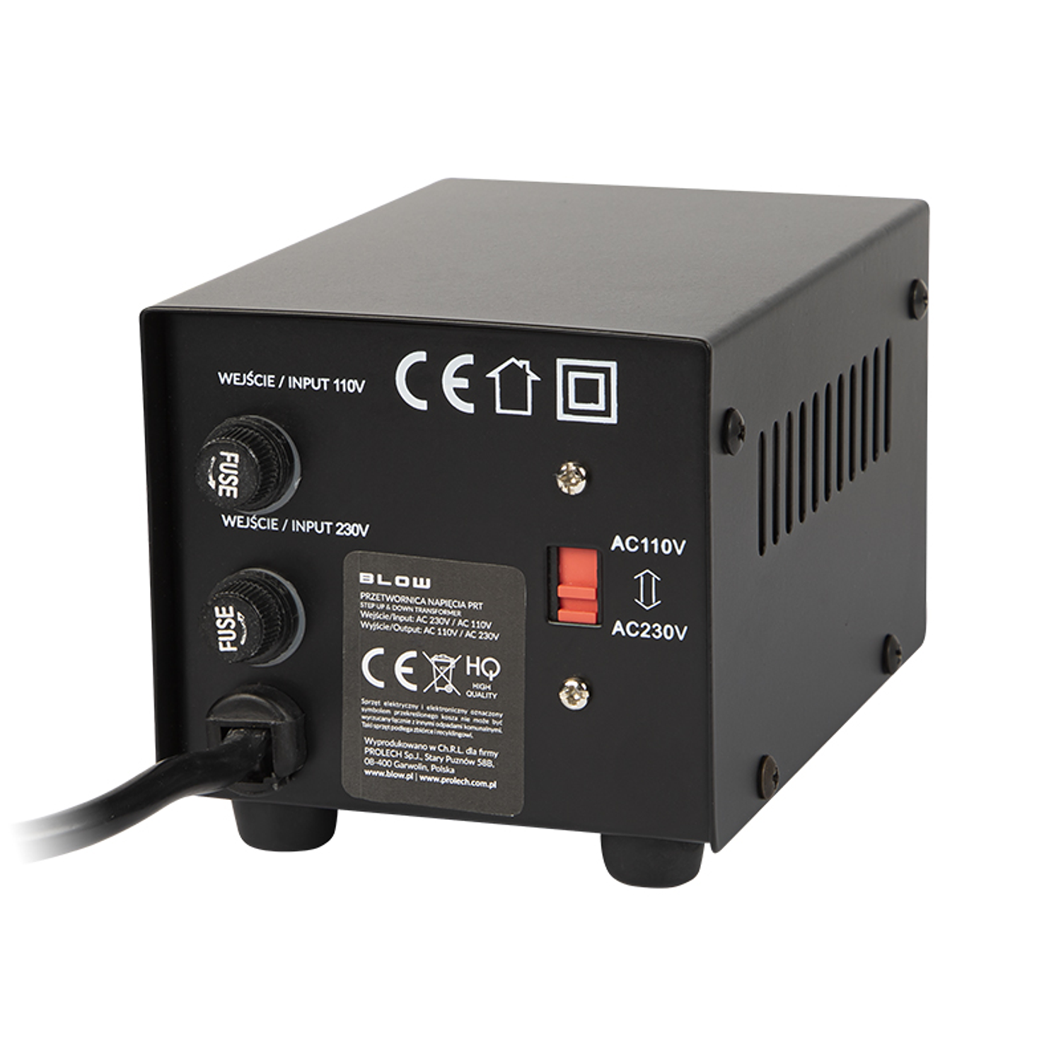 Convertidor 230V -> 110V PRT-100W 2