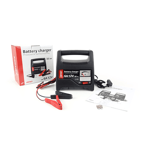 Battery Charger with Indicator 6A 12V - AMiO SBC-6A
