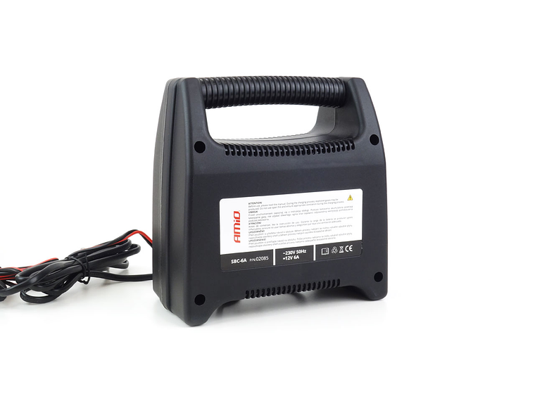 Battery Charger with Indicator 6A 12V - AMiO SBC-6A 4