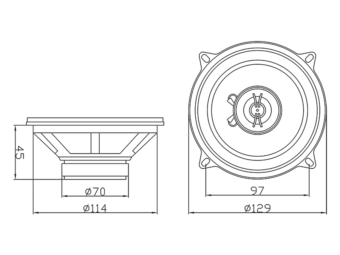 Kit Colunas Auto 120W 5