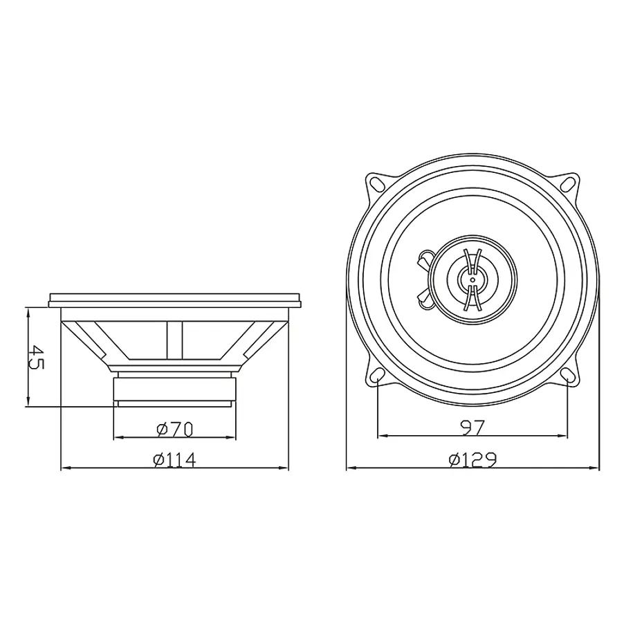 Kit de altavoces para coche de 5