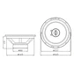 Altavoz para coche 6,5
