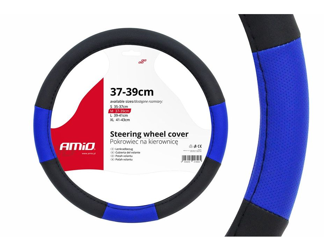  Capa para Volante Azul (37-39cm) SWC-04-M - AMiO 1