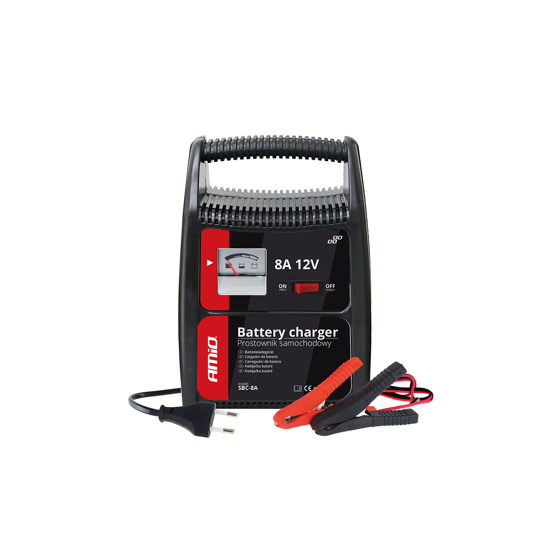 Carregador de Baterias c/ Indicador 8A 12V - AMiO 02086 1