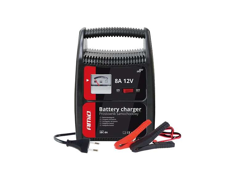 Battery Charger with Indicator 8A 12V - AMiO 02086 1