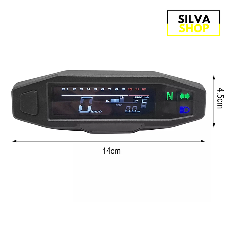 Velocímetro para Mota Universal 7