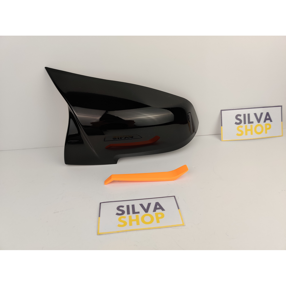 Cubiertas de espejos BMW en negro brillante 5