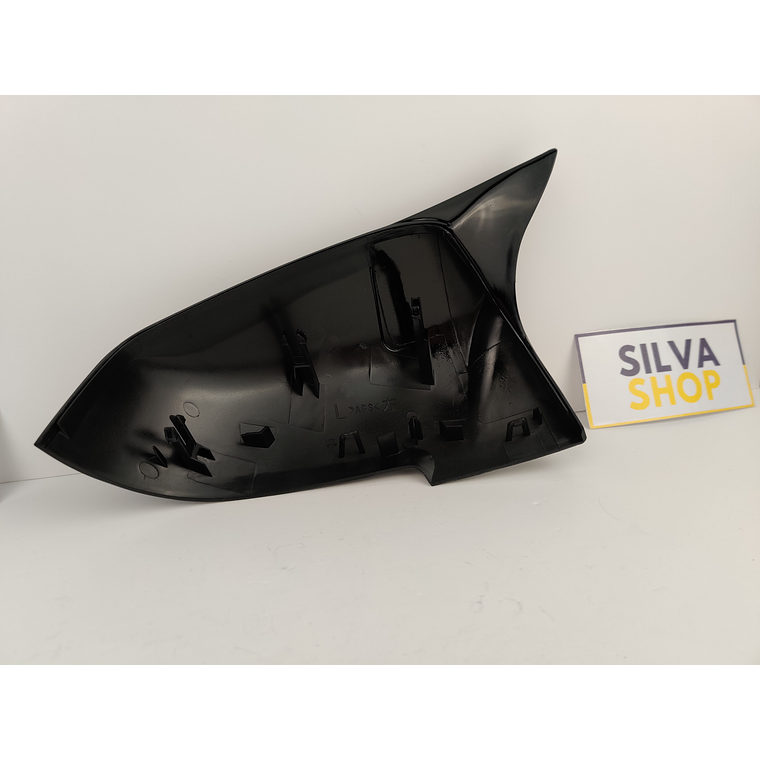 Cubiertas de espejos BMW en negro brillante 6